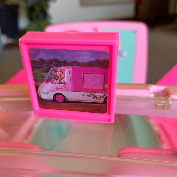 Vintage 1996 Barbie Mattel Large 59x45x30cm Pink Magical Motorhome Vehicle - Picture 14 of 16